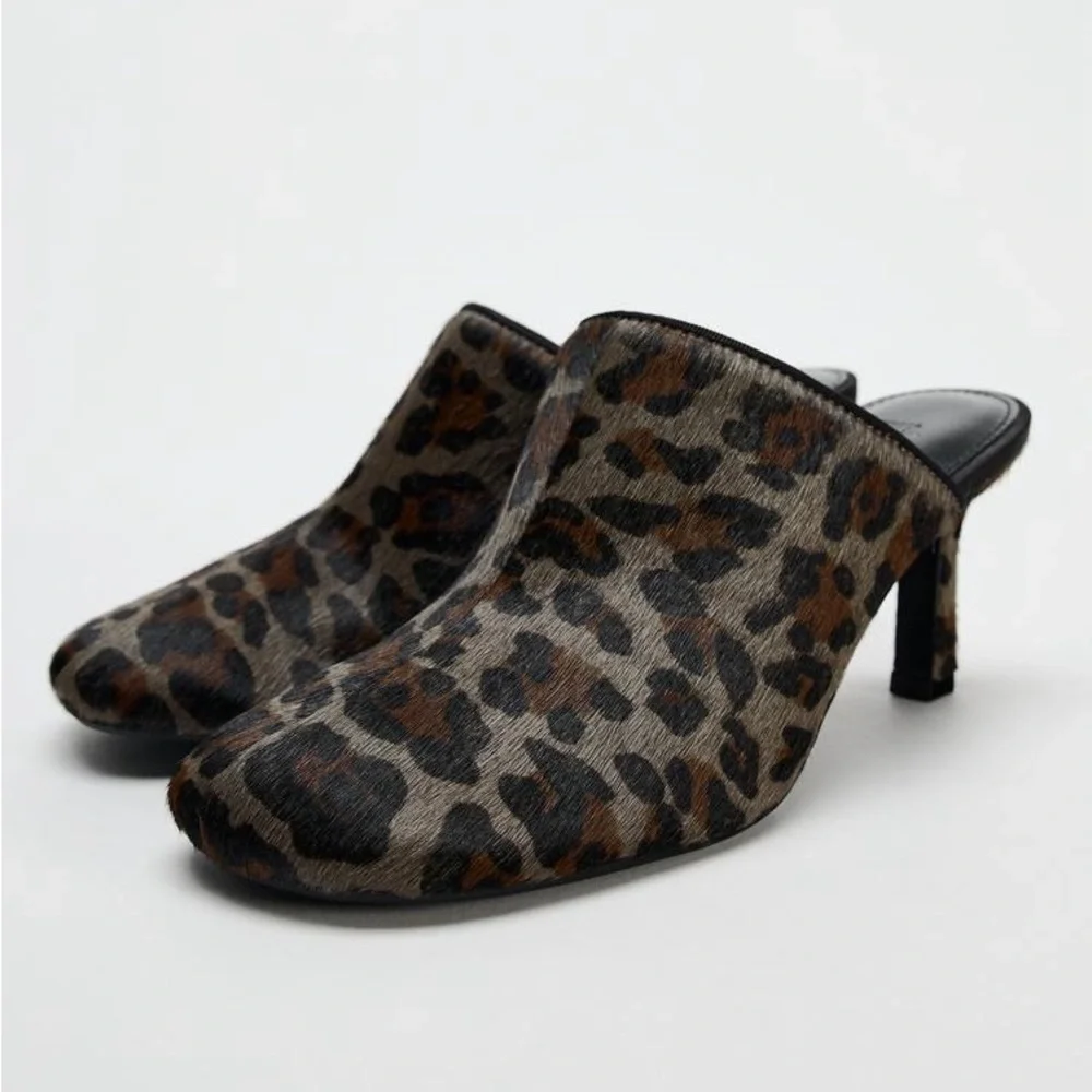 ZARA Leather Mules - Picture 3 of 12